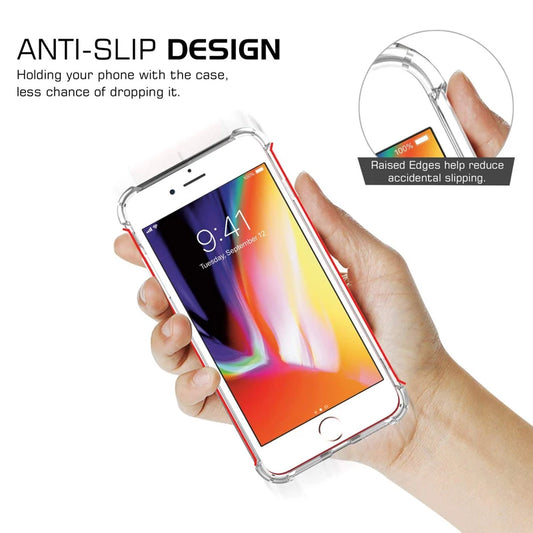 Clear Silicone Phone Case For iPhone - tephonech