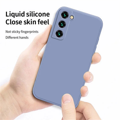 Luxury Liquid Silicone Case for  S24 Galaxy S20 S21 S22 S23 FE plus Note10 20 A52 A31 A41 A71 A51 A72 A70 A50 Coque