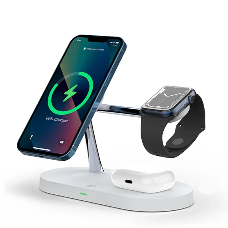 3 in 1 Magnetic Wireless Charger For iPhone - tephonech