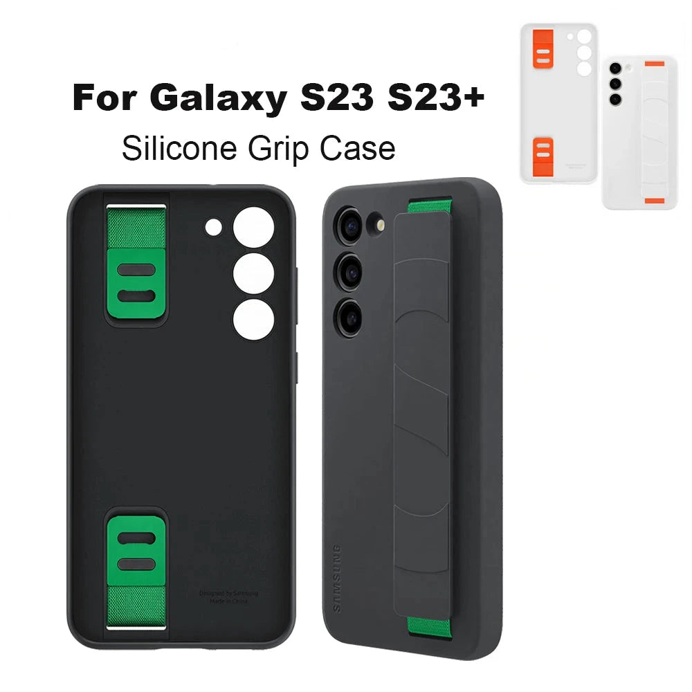 Original Samsung Galaxy S23Plus + S23 Silicone Grip Case - tephonech