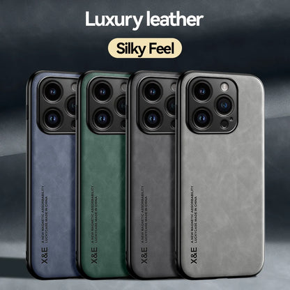 Silicone TPU Luxury Leather Cover Case  For iPhone